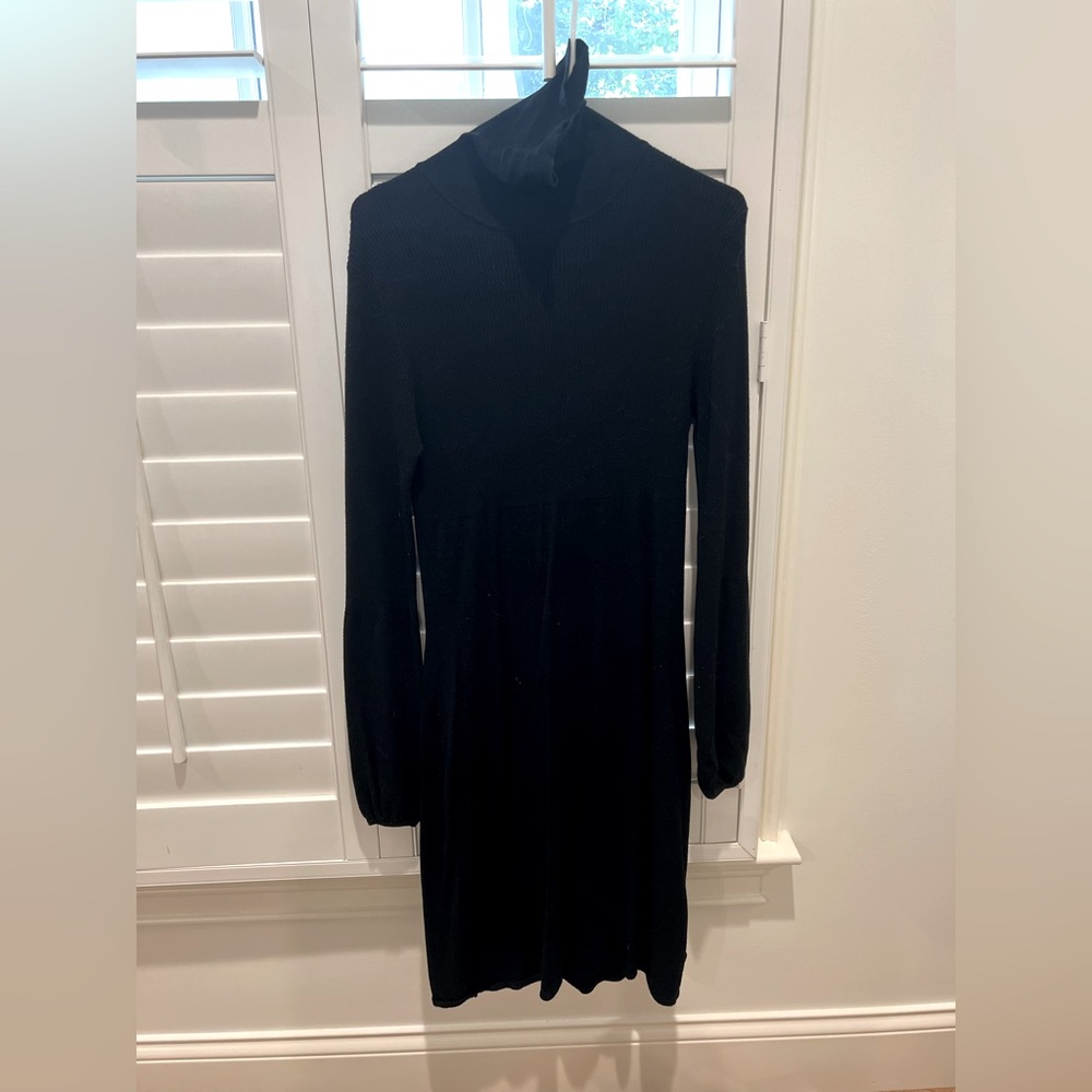 BCBG Black Turtle Neck Dress